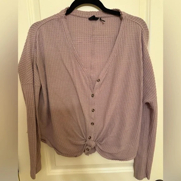 Urban Outfitters Mauve Women's Cardigan Sweater - Picture 4 of 6